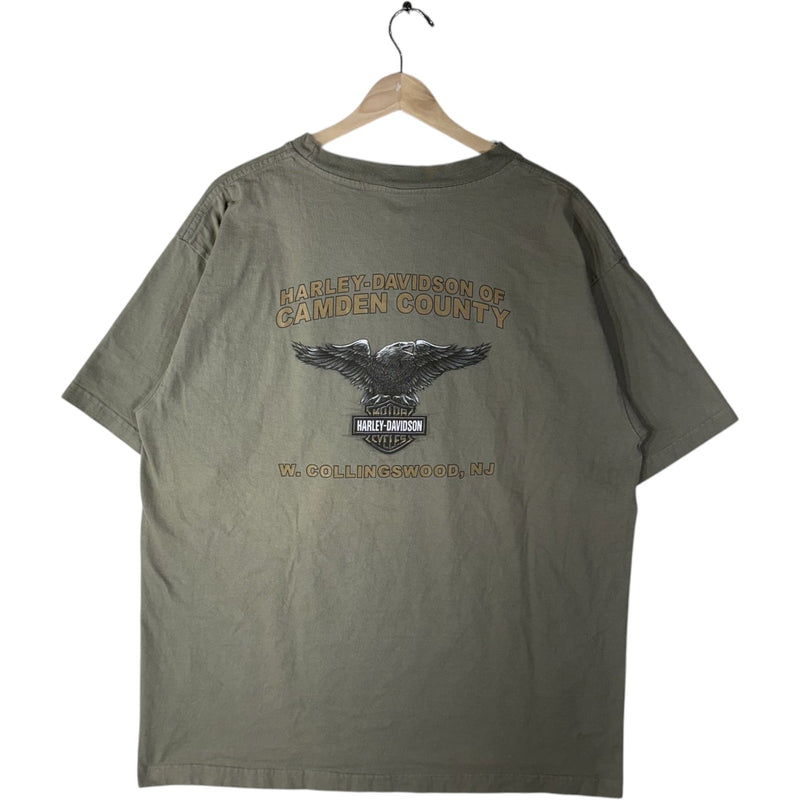 Vintage Harley Davidson Motorcycles Spellout Tee