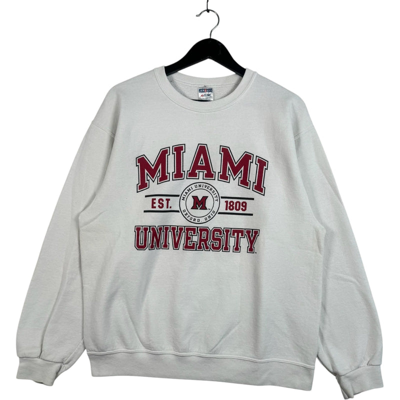 Vintage Miami University Spellout Crewneck