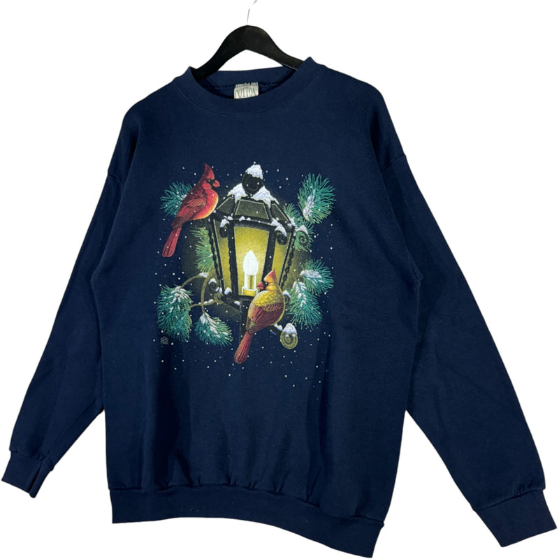 Vintage Birds Nature Crewneck