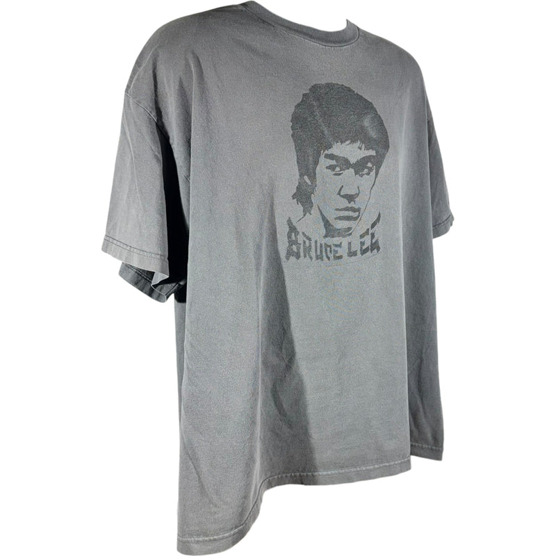 Vintage Bruce Lee Spellout Headshot Graphic Tee