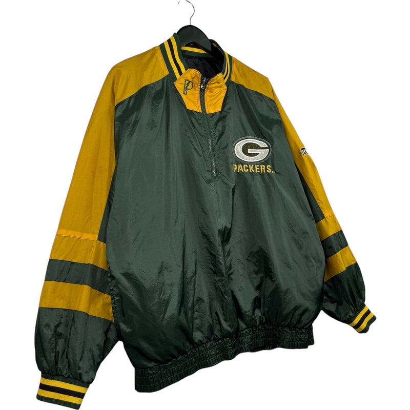 Vintage Green Bay Packers Team Logo NFL Reversible Jacket