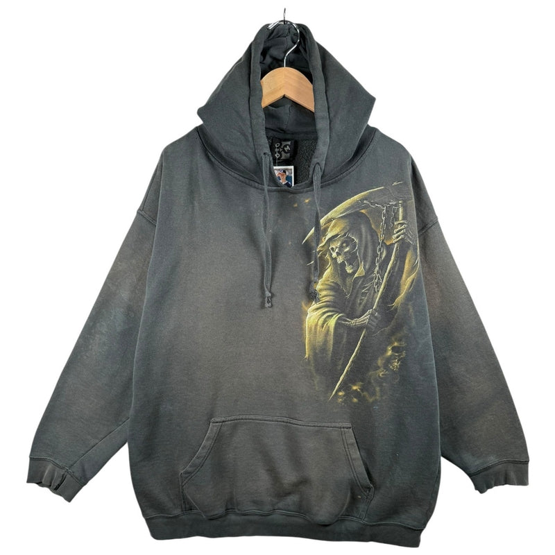 Vintage DOM Grim Reaper Graphic Hoodie