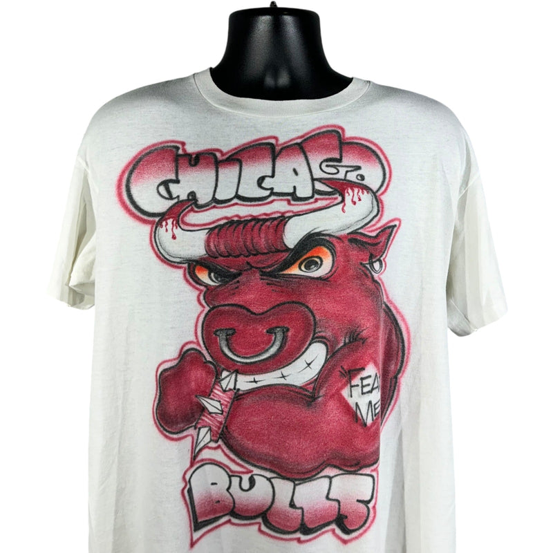 Vintage Chicago Bulls "Fear Me!" Air Brushed Tee