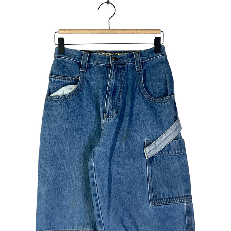 Vintage B1 Soul Utility Workwear Denim Shorts 26x10