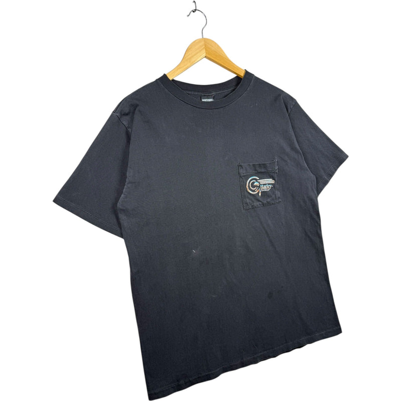 Vintage Harley Davidson Ride The Best Pocket T-Shirt