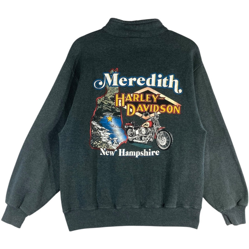 Vintage Harley-Davidson 1/4 Zip Sweatshirt