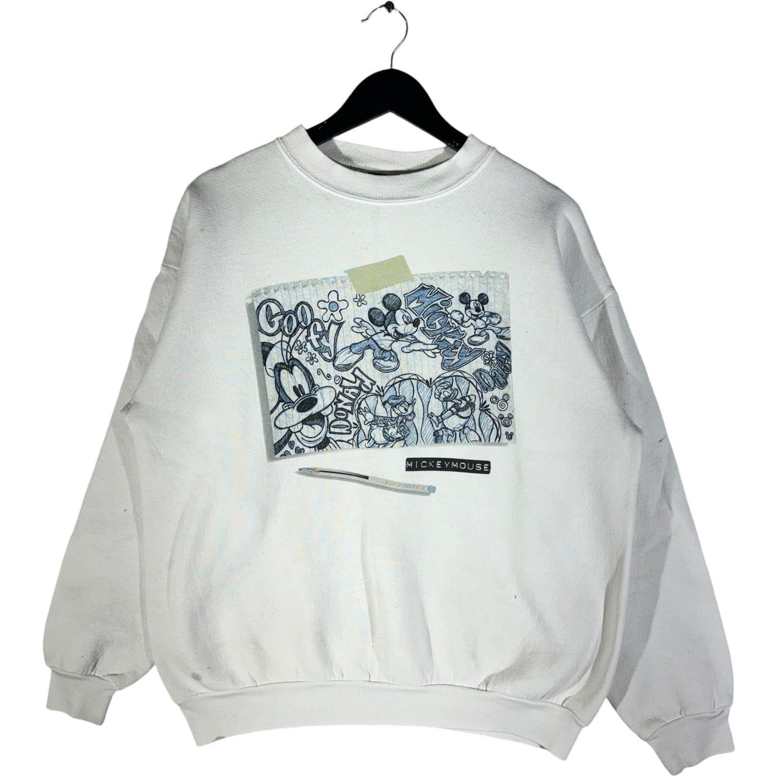 Vintage Mickey Mouse Illustration Crewneck