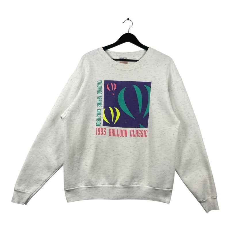 Vintage 1993 Colorado Cablevision Balloon Crewneck