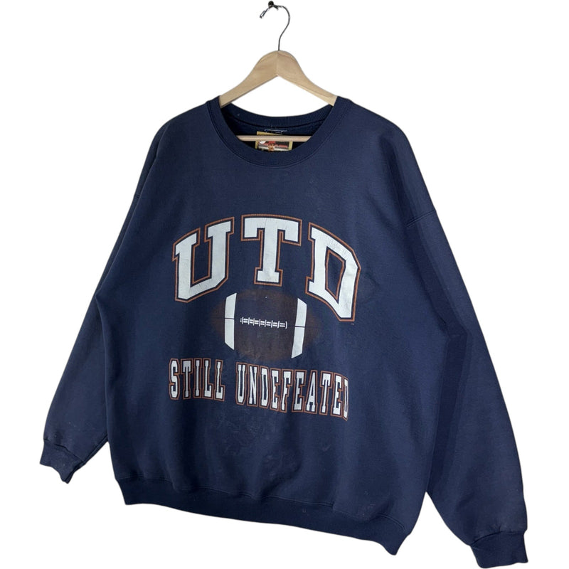 Vintage University Of Texas Dallas Football Logo Crewneck