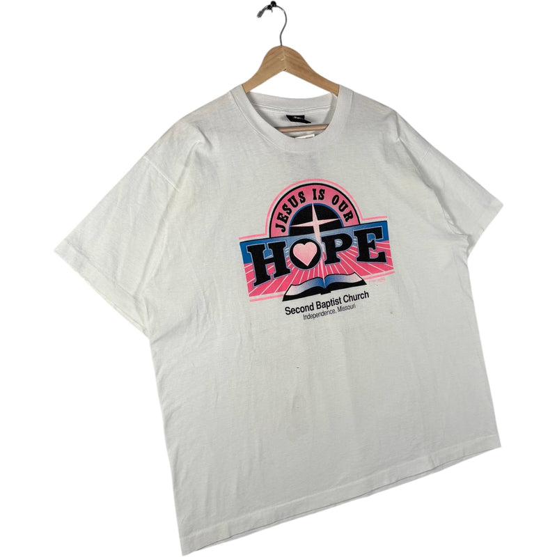 Vintage "Jesus Is Our Hope" Religion Tee