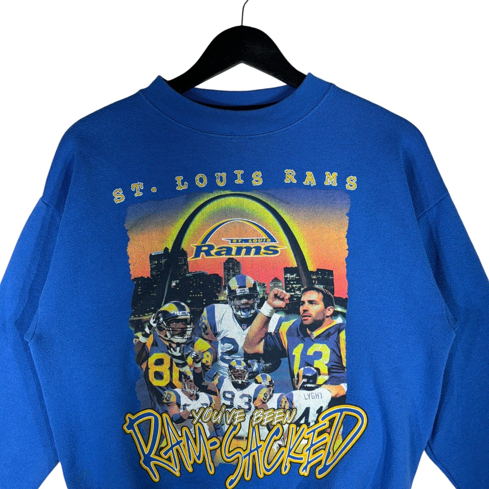 Vintage St. Louis Rams " You've Been Ram-Sacked " Crewneck