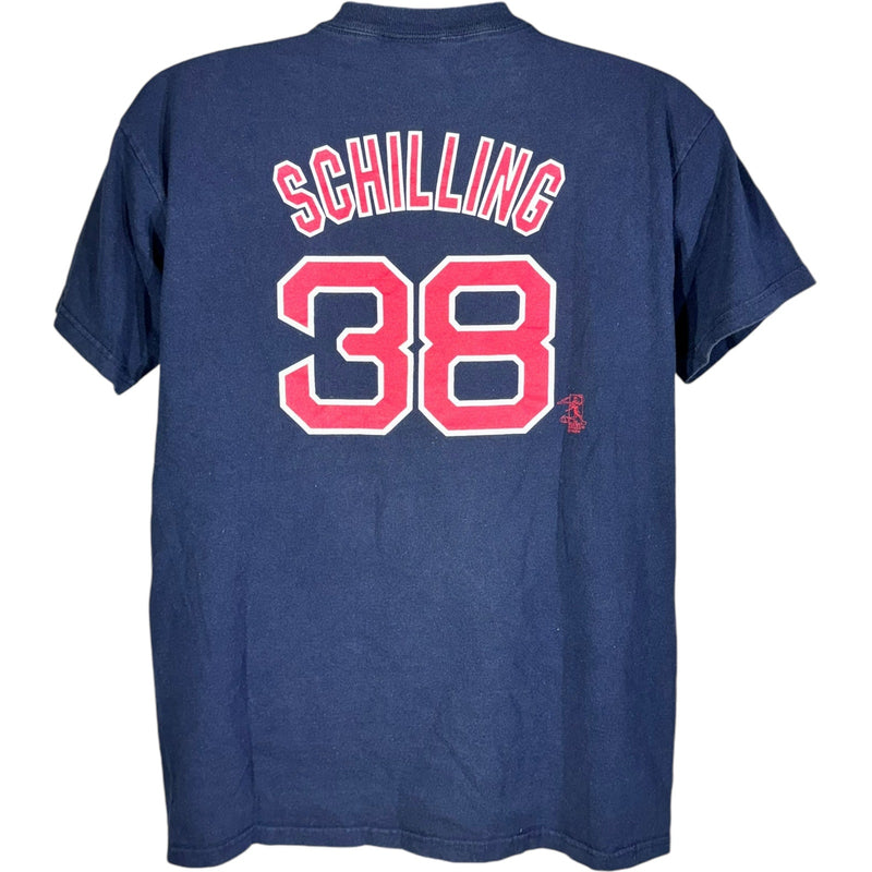 Vintage Majestic Red Sox Curt Schilling #38 MLB Tee