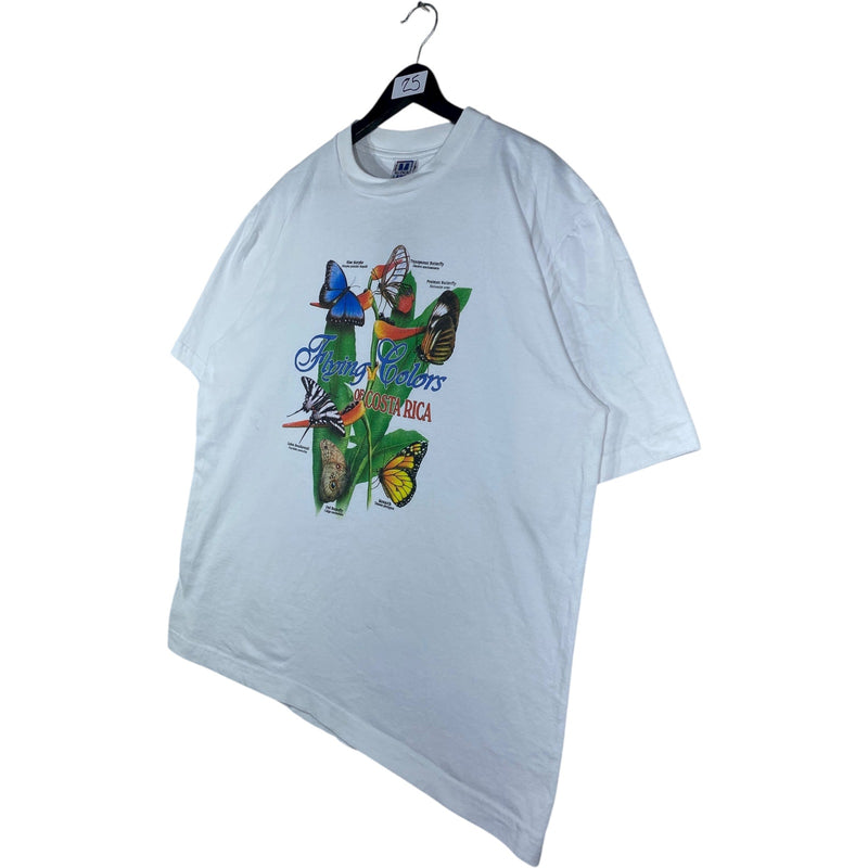 Vintage Flying Colors Of Costa Rica Butterfly T-Shirt