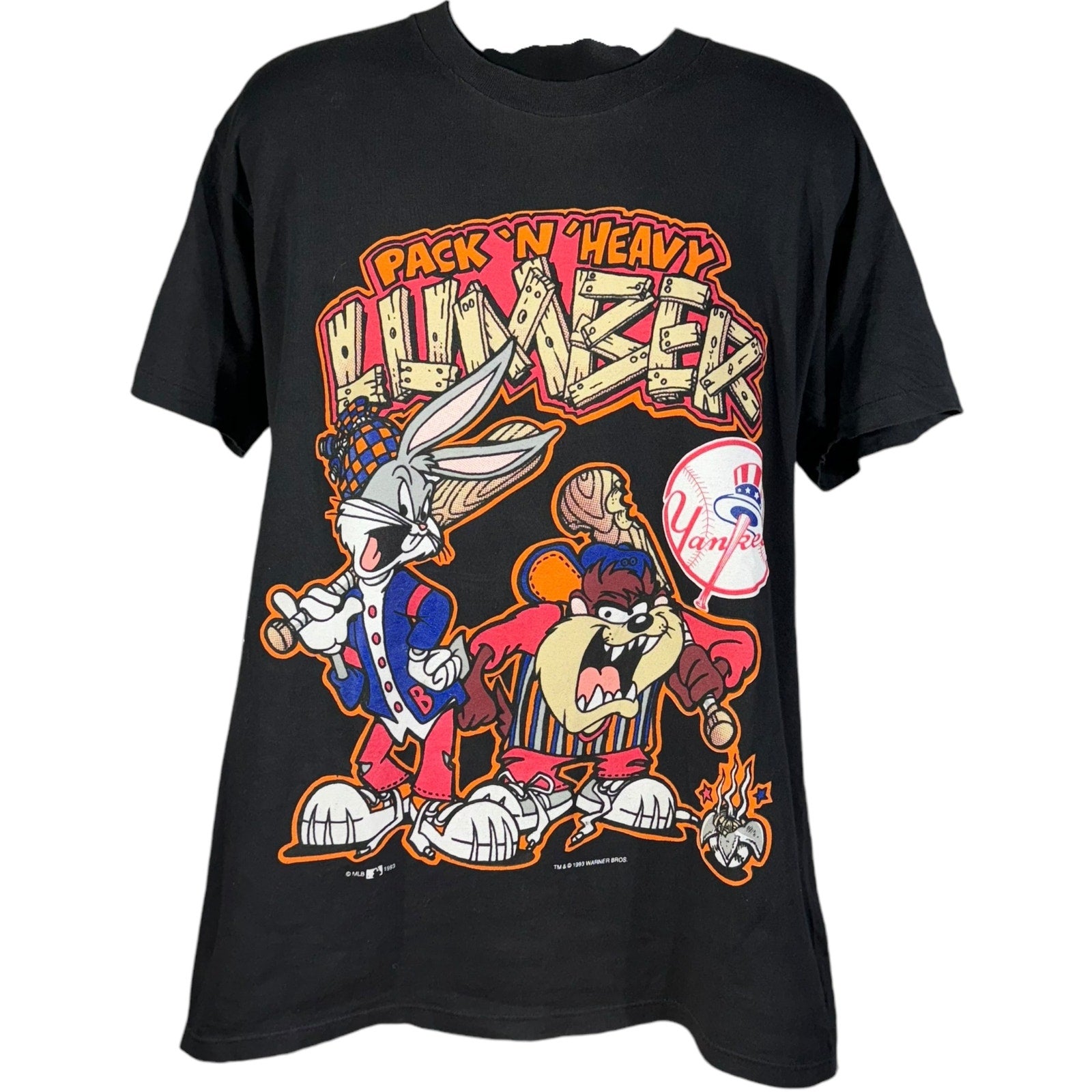 Vintage Looney Tunes New York Yankees Continuation Tee