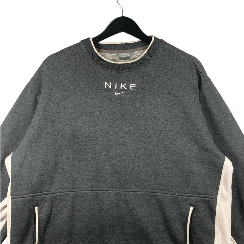 Vintage Nike Swoosh Logo Colorblock Crewneck