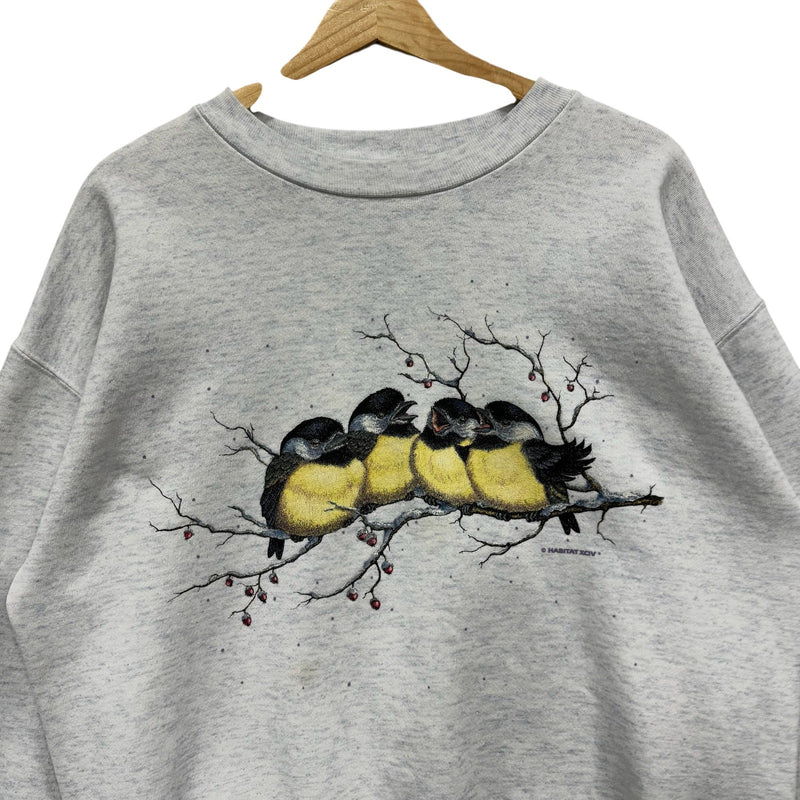 Vintage Bird Nature Crewneck