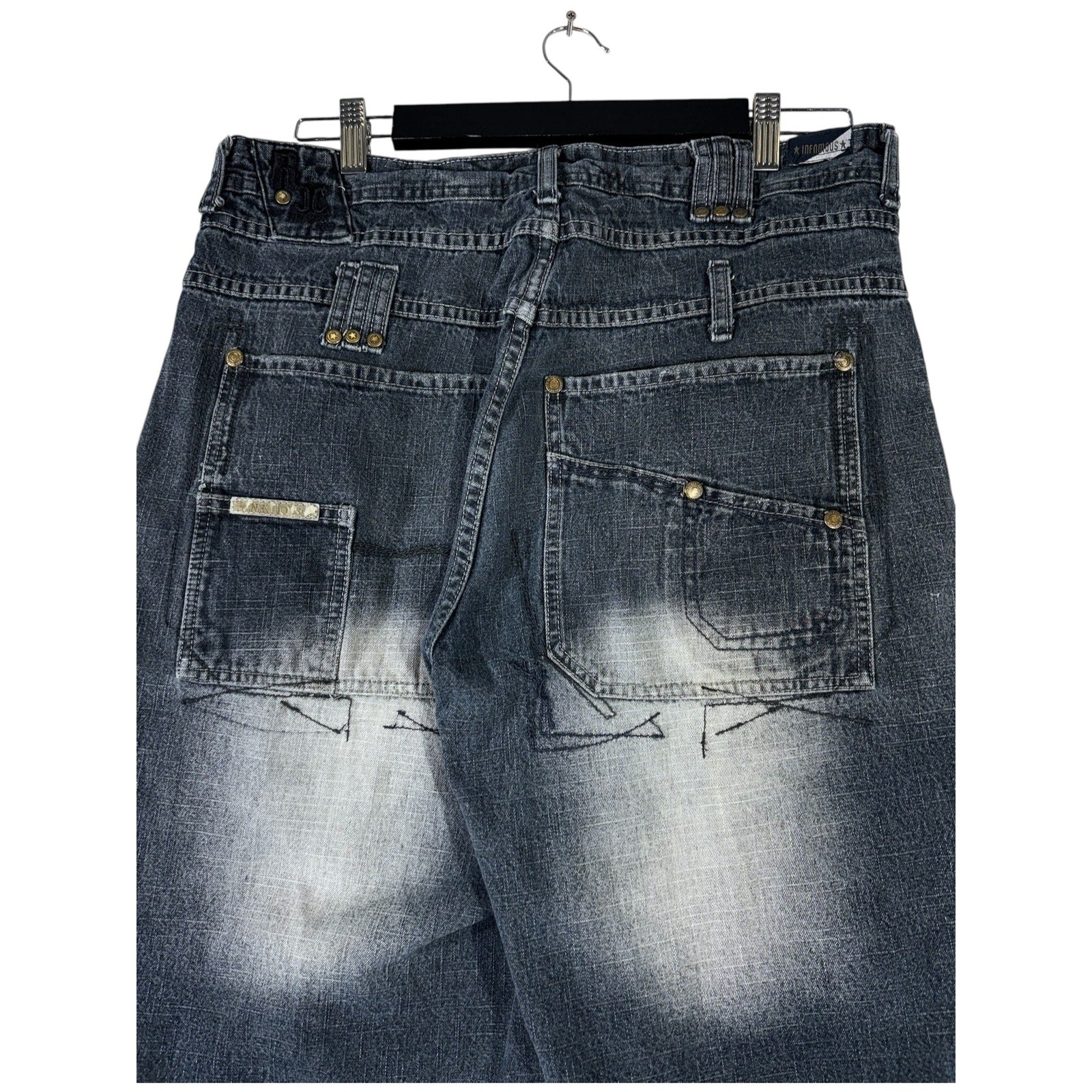 Vintage Raider Jeanco Utility Denim Shorts 34