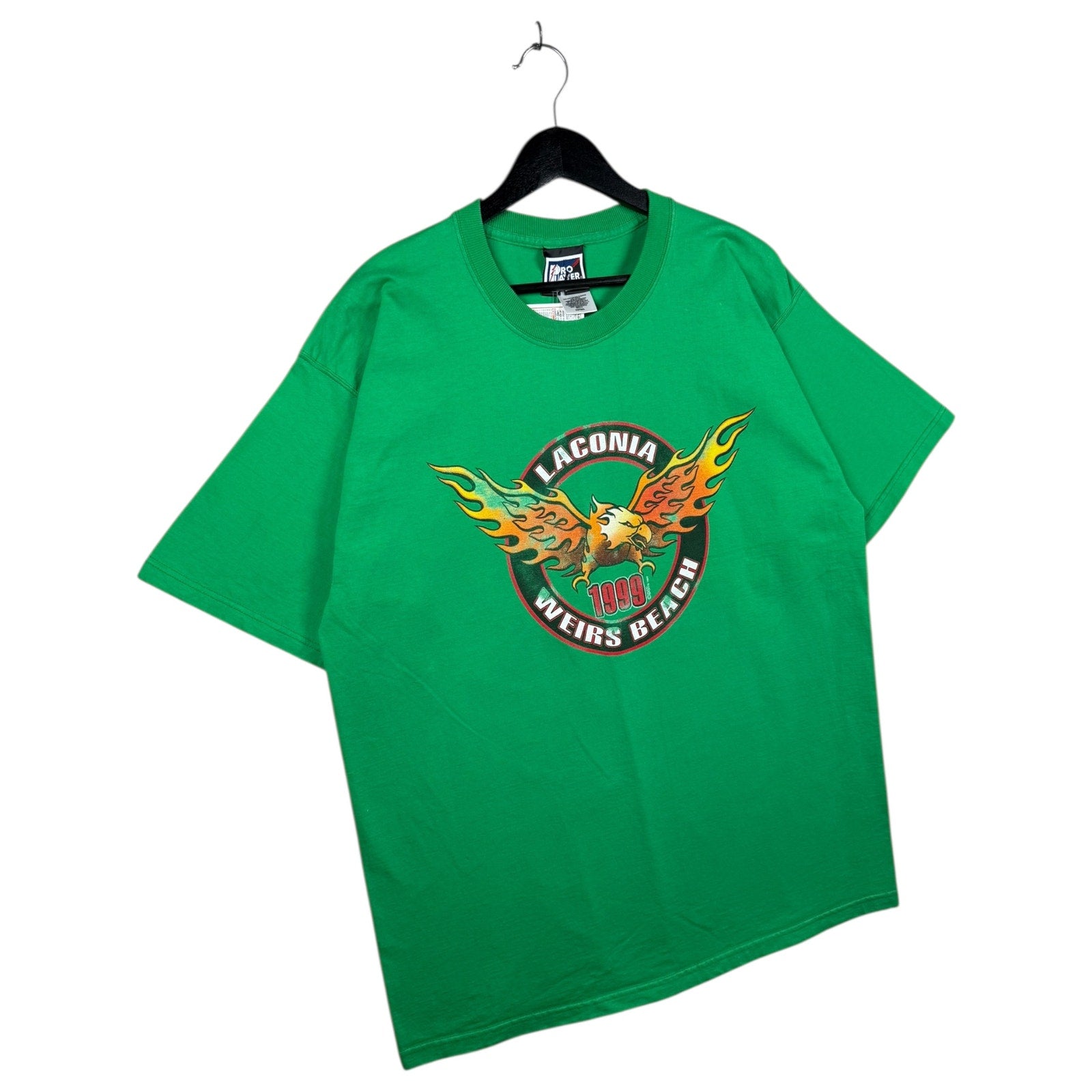 Vintage Laconia Weirs Beach Motorcycle 90s T-Shirt