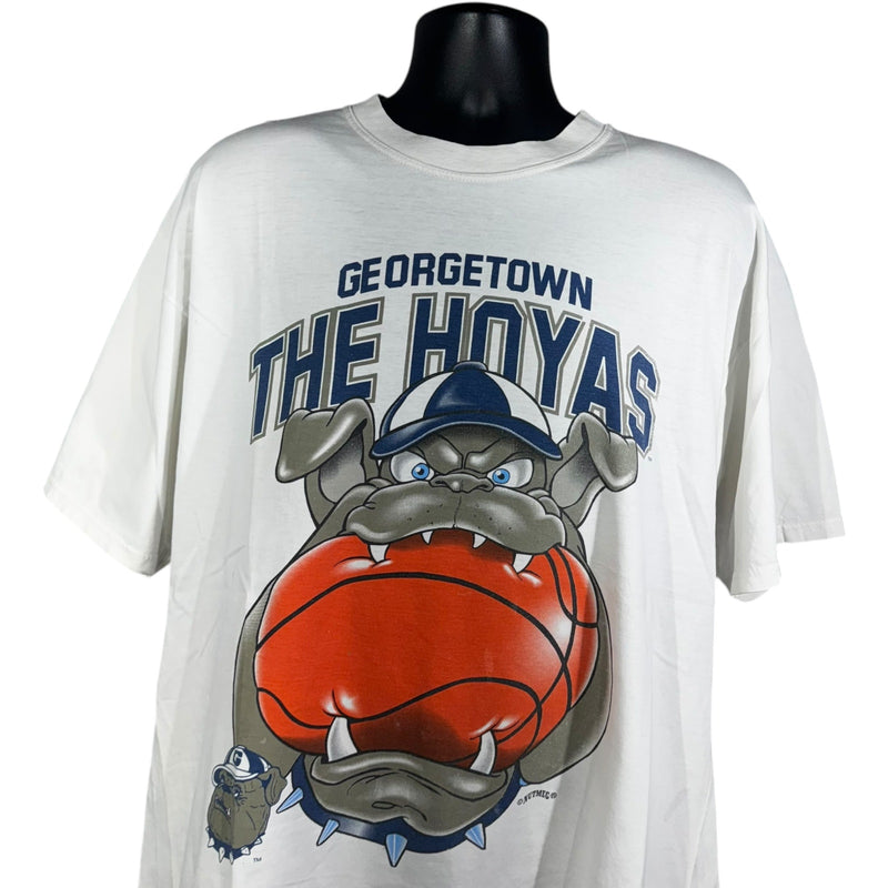 Vintage Georgetown University Hoyas Basketball Mascot Tee