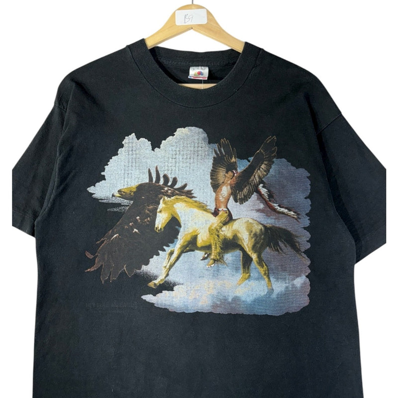 Vintage American Eagle Horse Graphic T-Shirt