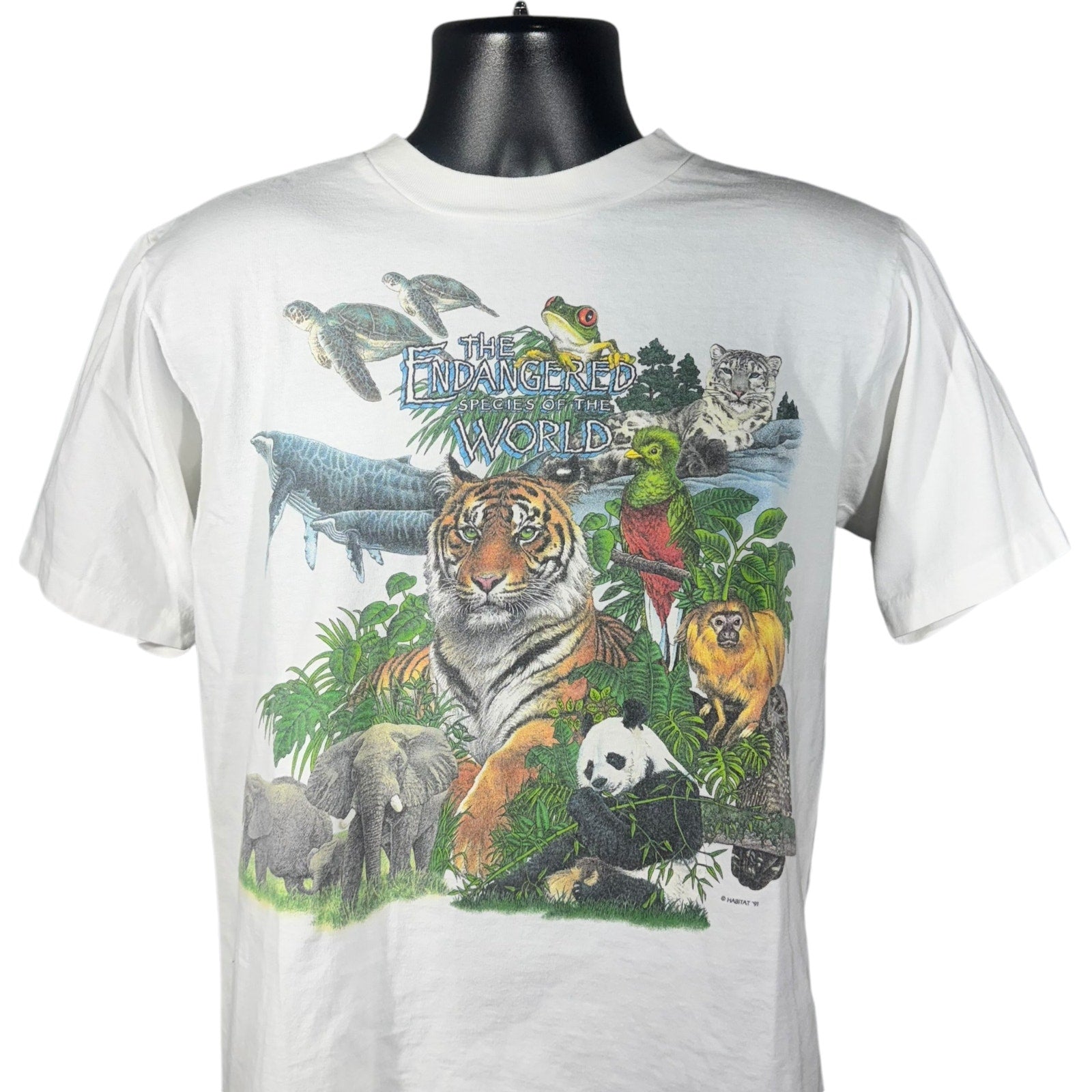 Vintage The Endangered Species Of The World Nature Tee