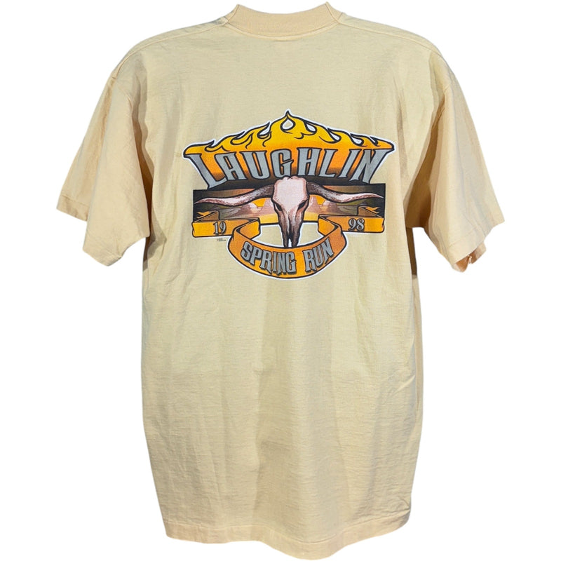 Vintage Laughlin Spring Run Biker Tee 1998