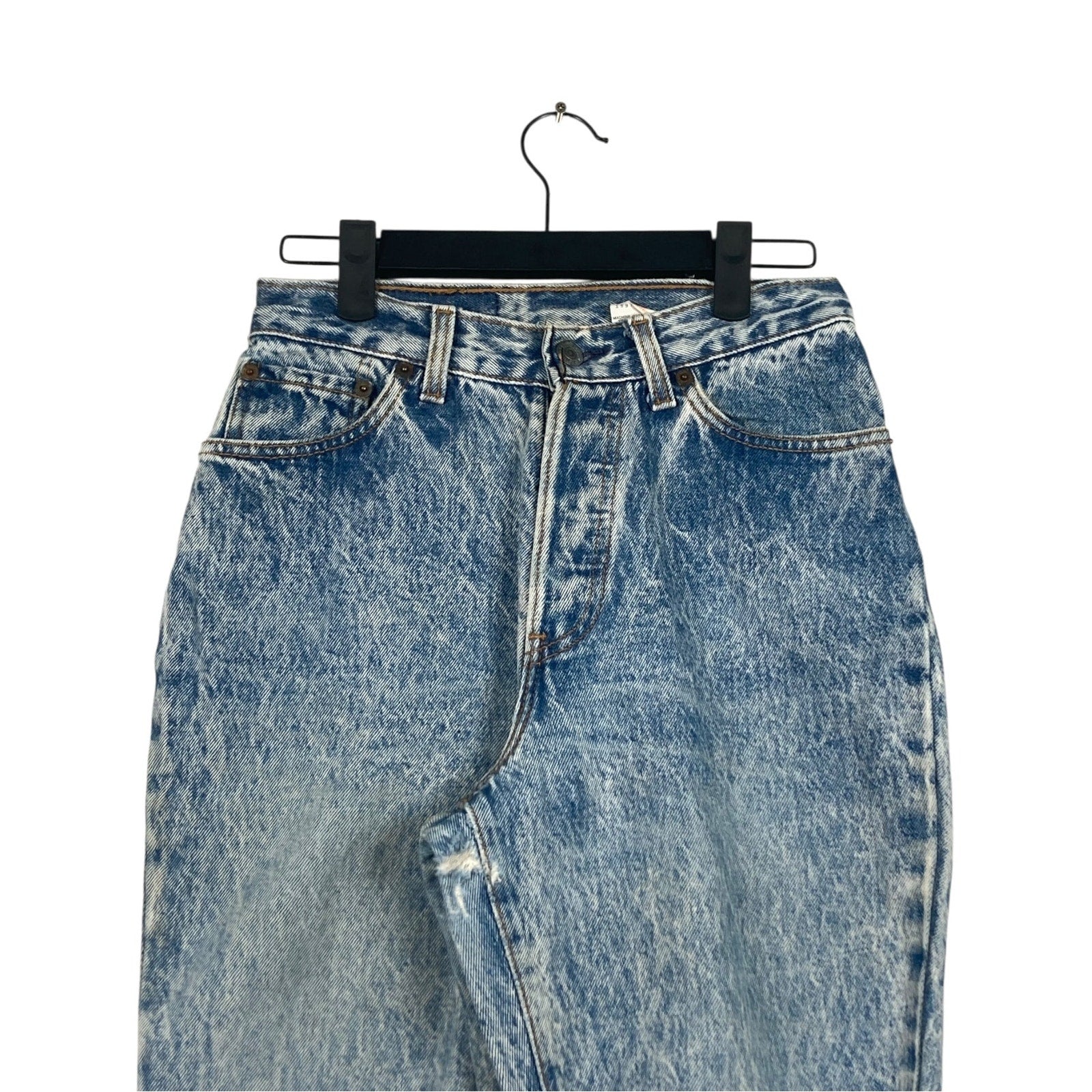 Vintage Levis Acid Wash Denim Cut Off Shorts 26