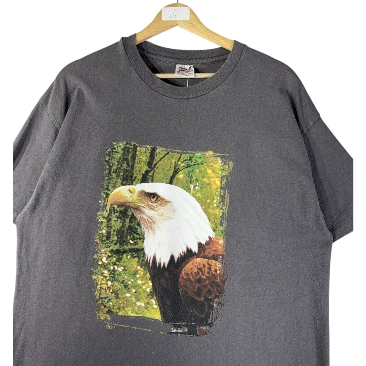 Vintage Eagle Portrait Graphic T-Shirt