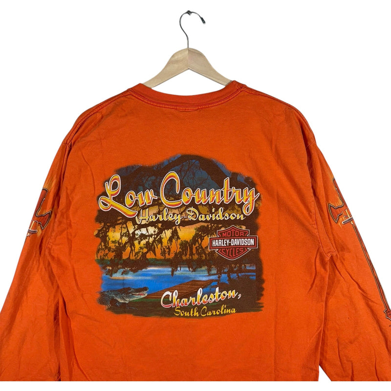 Vintage Harley Davidson Charleston South Carolina Long Sleeve