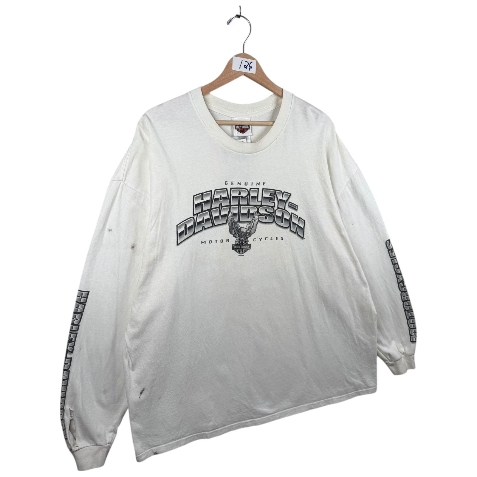 Vintage Harley Davidson Paradise Oregon Long Sleeve T Shirt