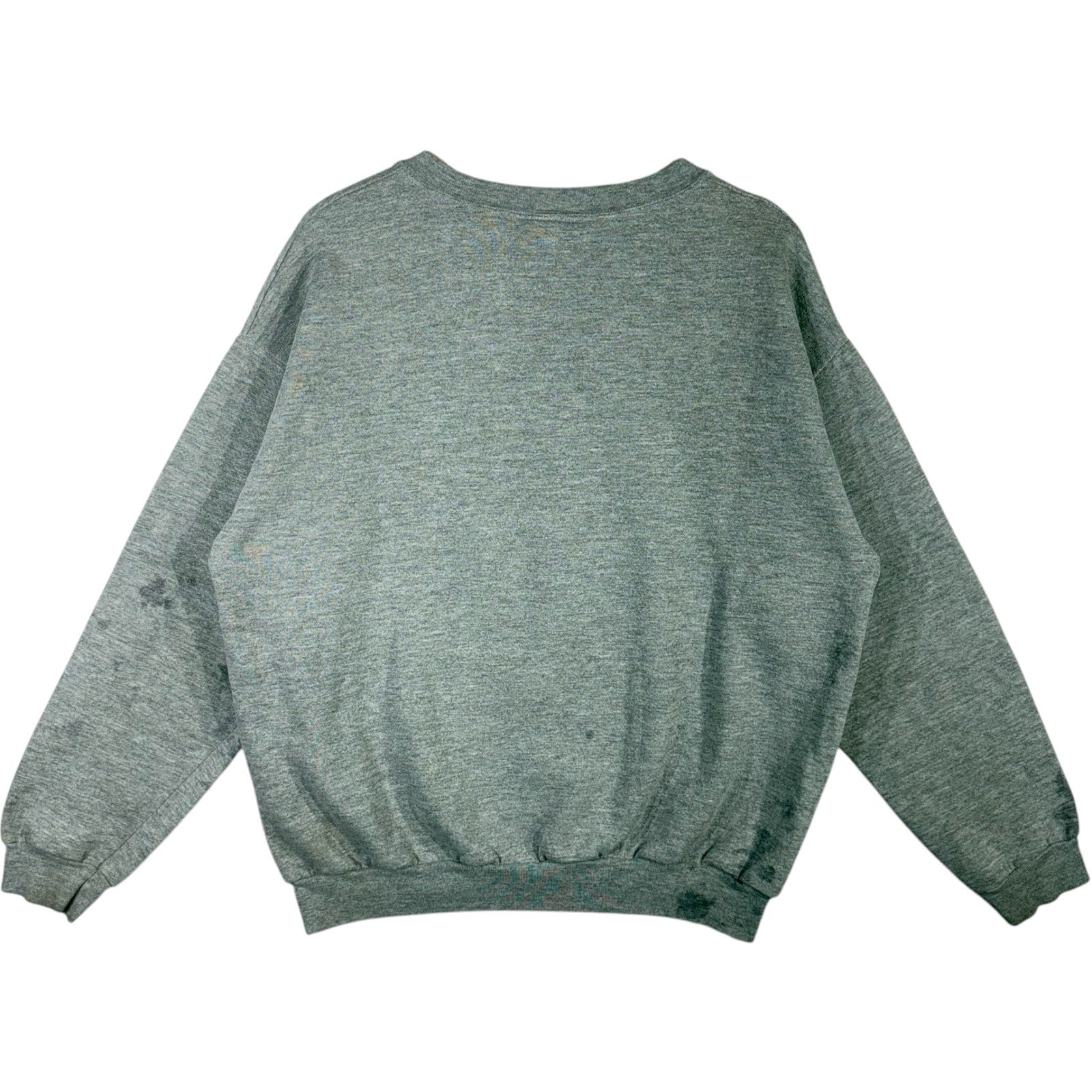 Vintage New England Patriots Arch Spellout Logo NFL Crewneck