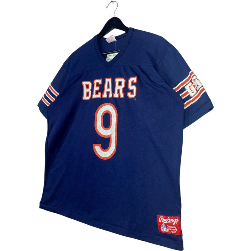 Vintage Bears #9 NFL Jersey Style V-Neck T-Shirt
