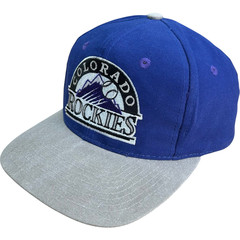 Vintage Colorado Rockies Logo MLB Snapback Hat