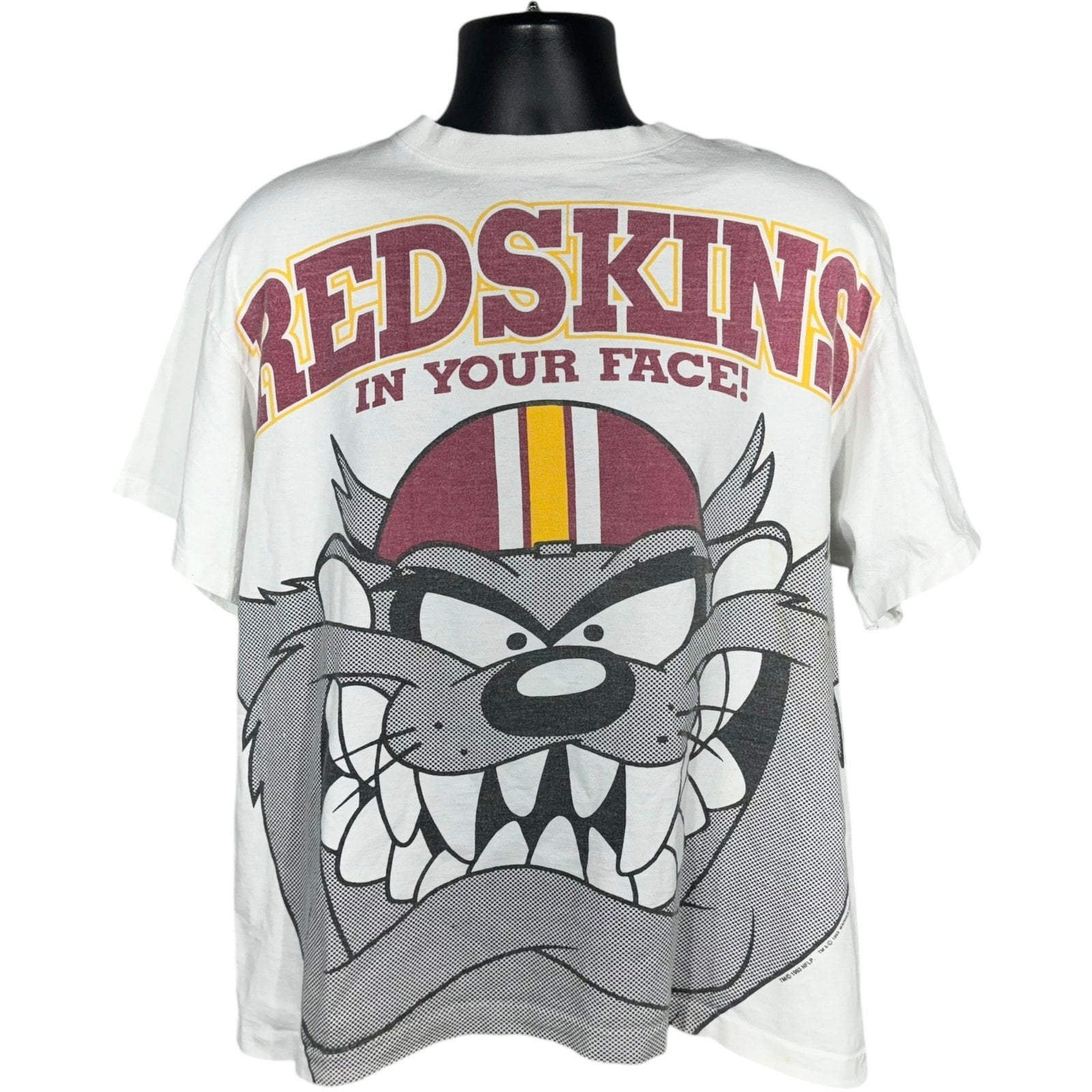 Vintage Warner Bros. NFL Washington Redskins Taz Tee