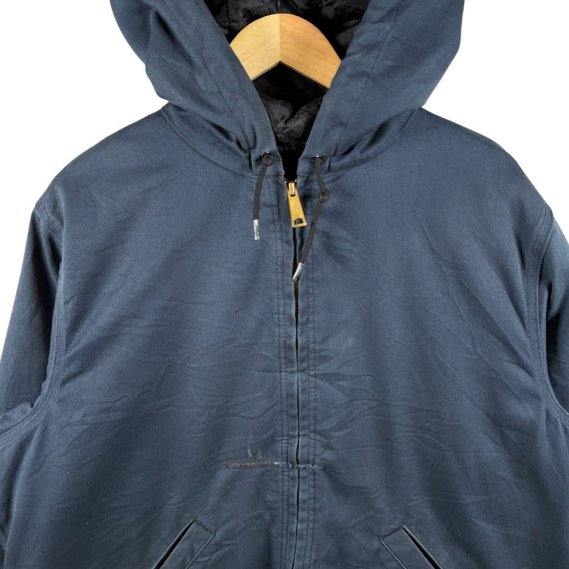 Vintage Carhartt Quilted Full Zip Hooded Workwear Jacket