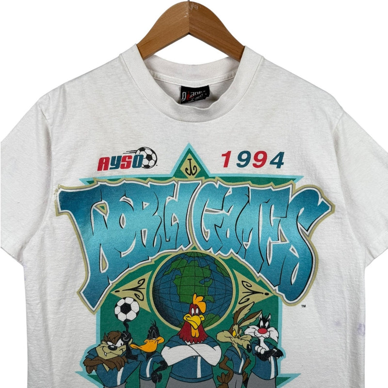 Vintage Looney Tunes AYSO World Games Soccer 90s T-Shirt