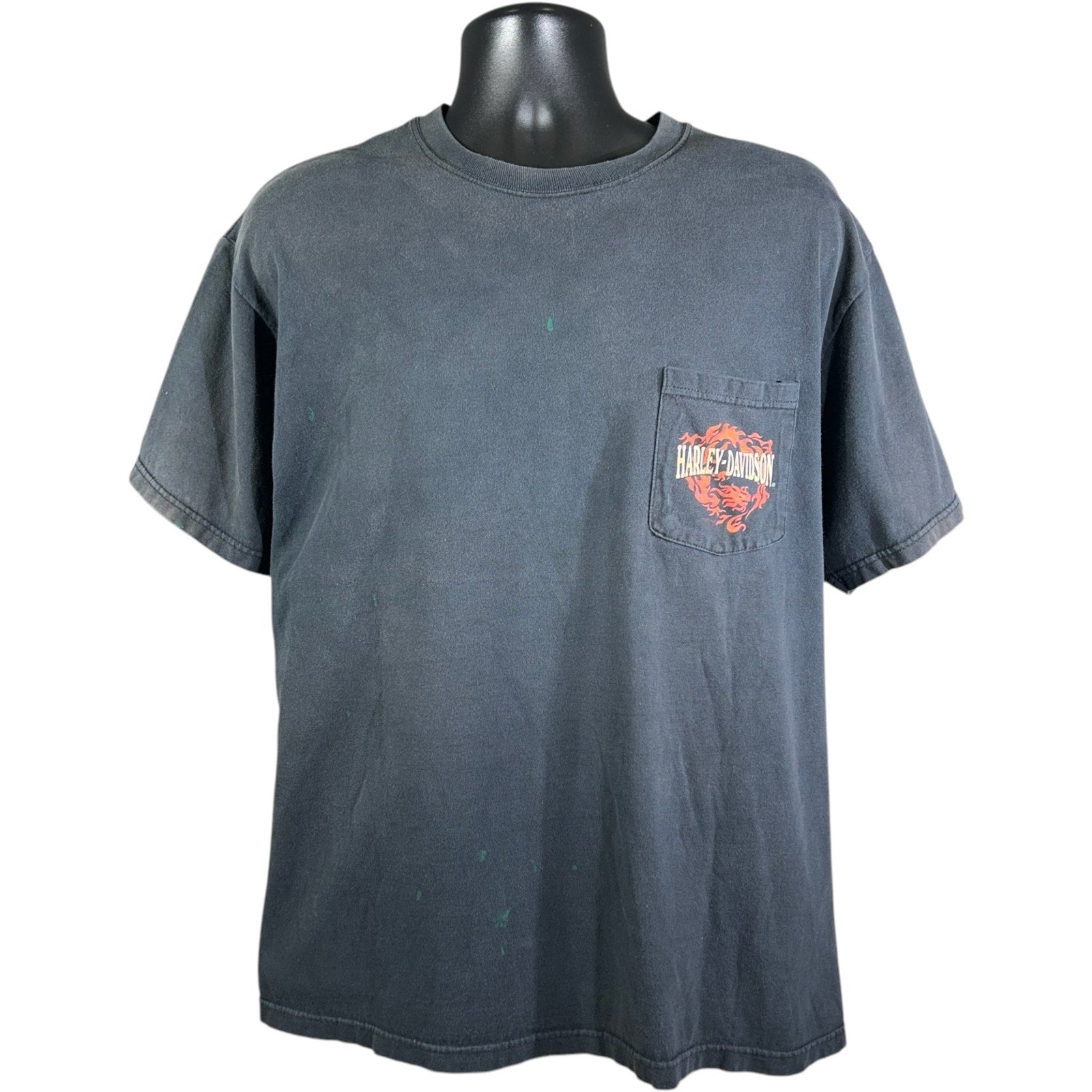 Vintage Harley Davidson "Thunder Tower" Pocket Tee