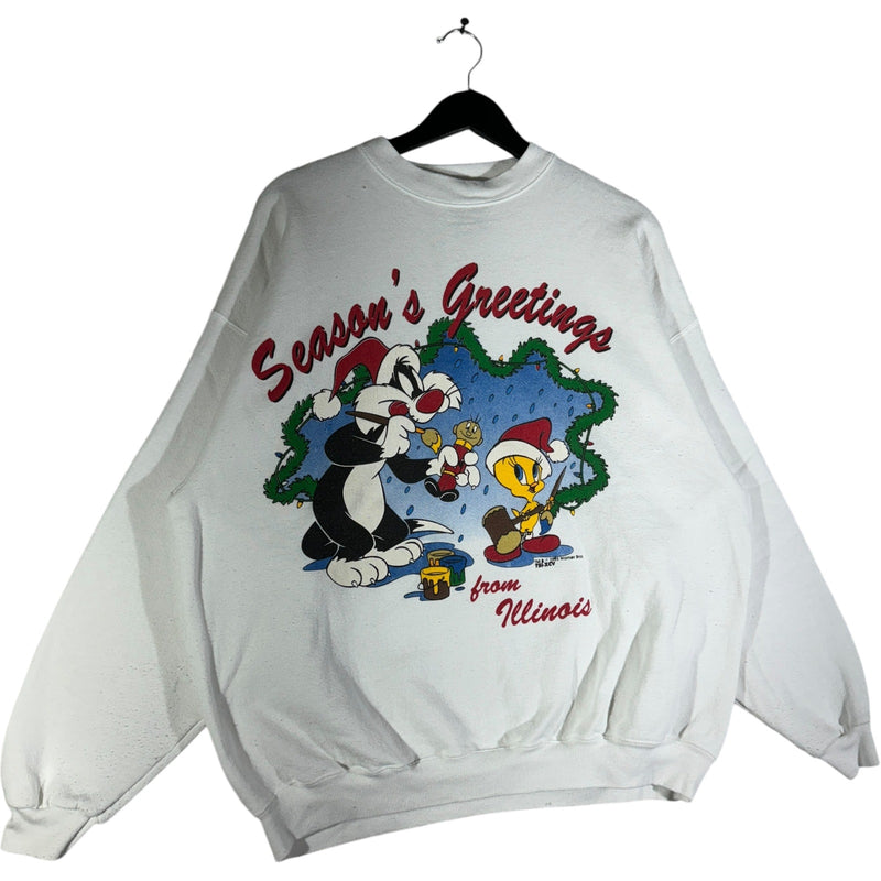 Vintage Looney Tunes Illinois Christmas Crewneck