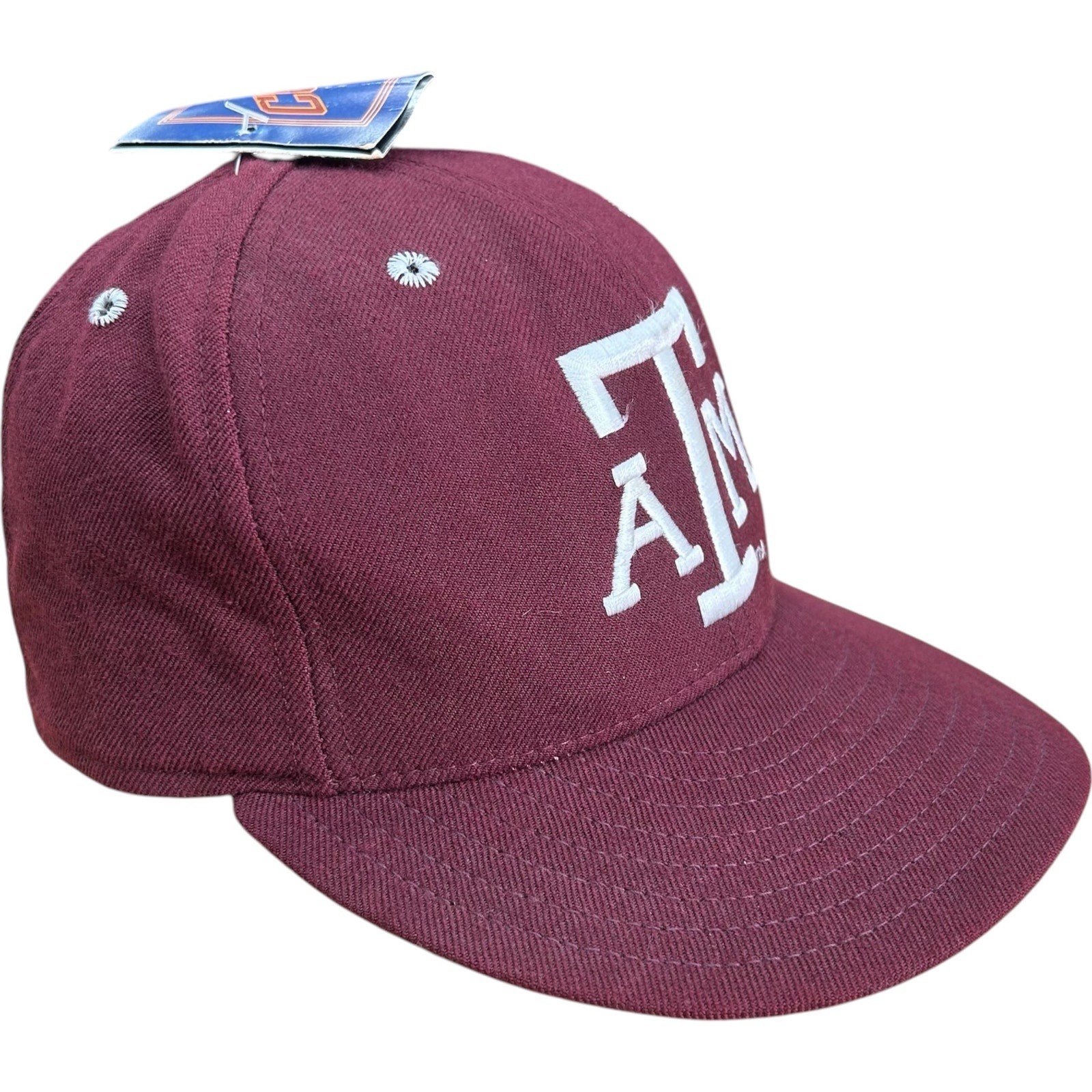 Vintage New Era Texas A&M Embroidered Fitted Hat Size 7 NWT