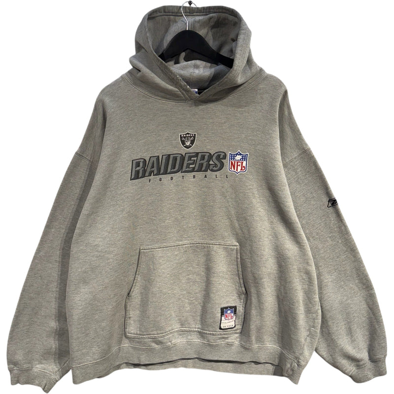 Vintage Oakland Raiders Spellout NFL Hoodie