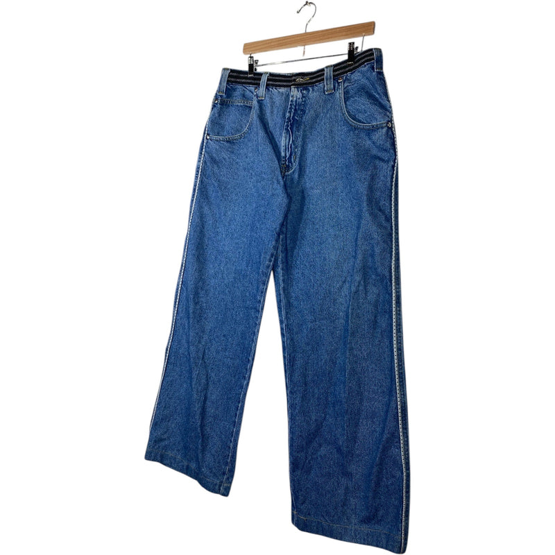 Vintage Zonz Wide Leg Denim Jeans 34