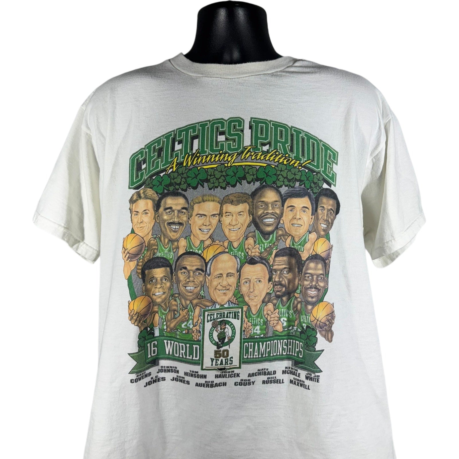 Vintage NBA Boston Celtics Pride 50 Year Anniversary Tee