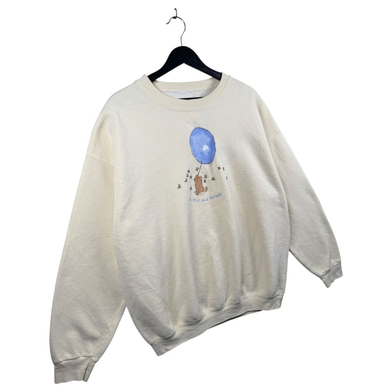 Vintage Embroidered Winnie the Pooh Crewneck