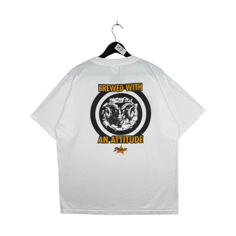 Vintage Shiner Bock Beer Brewed With An Attitude T-Shirt