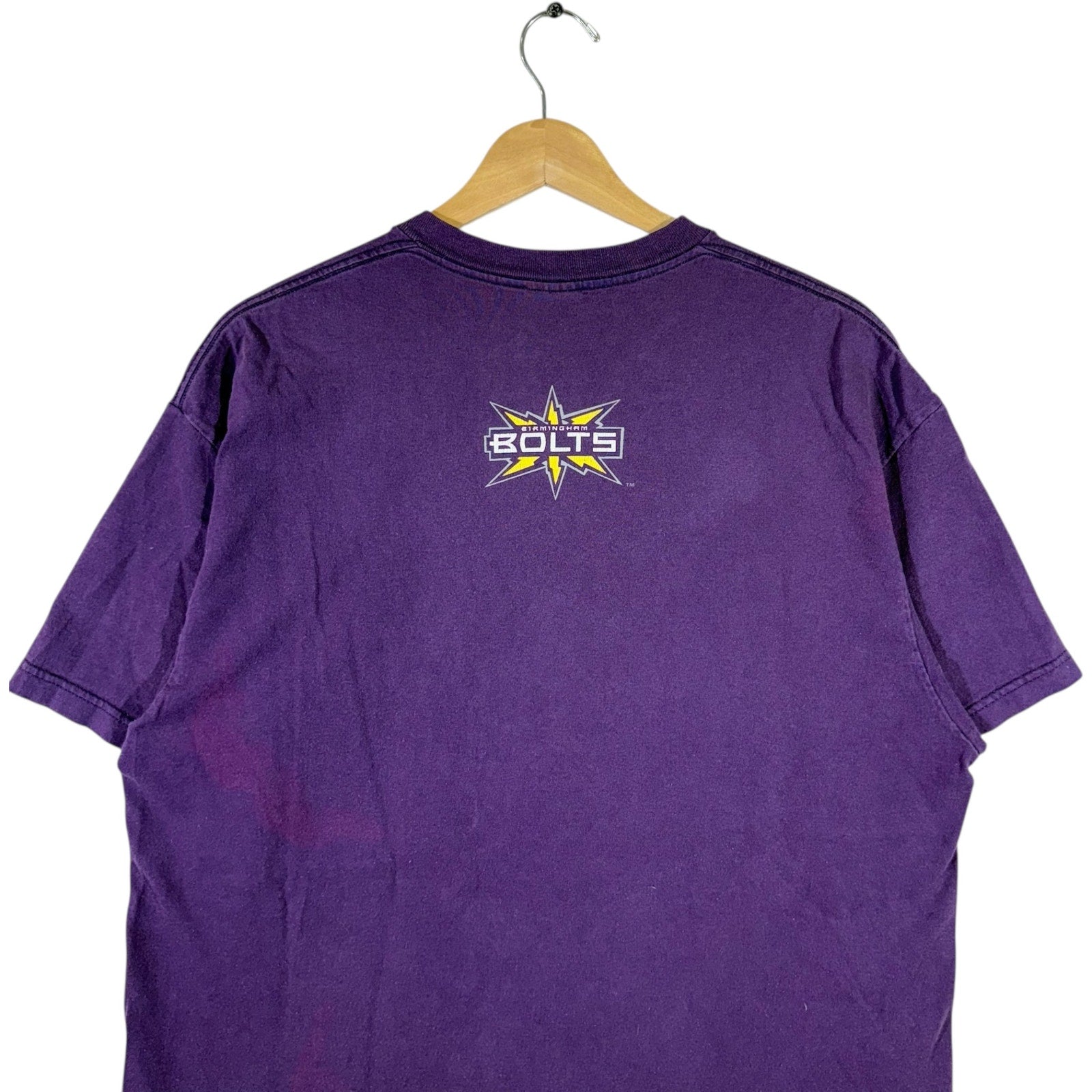 Vintage Birmingham Bolts Spellout XFL Tee