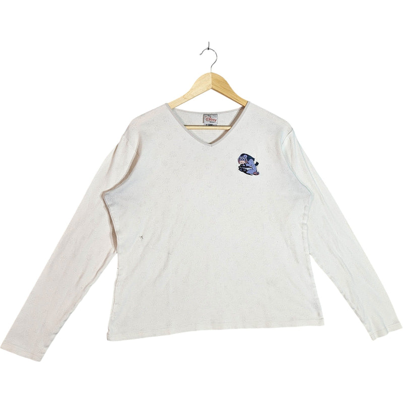 Women's Vintage Disney Eeyore Cropped Long Sleeve