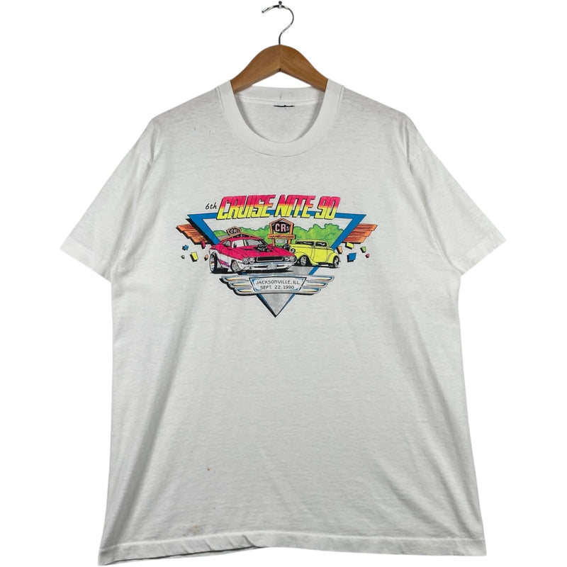 Vintage 6th Cruise Night 90 Car Tee