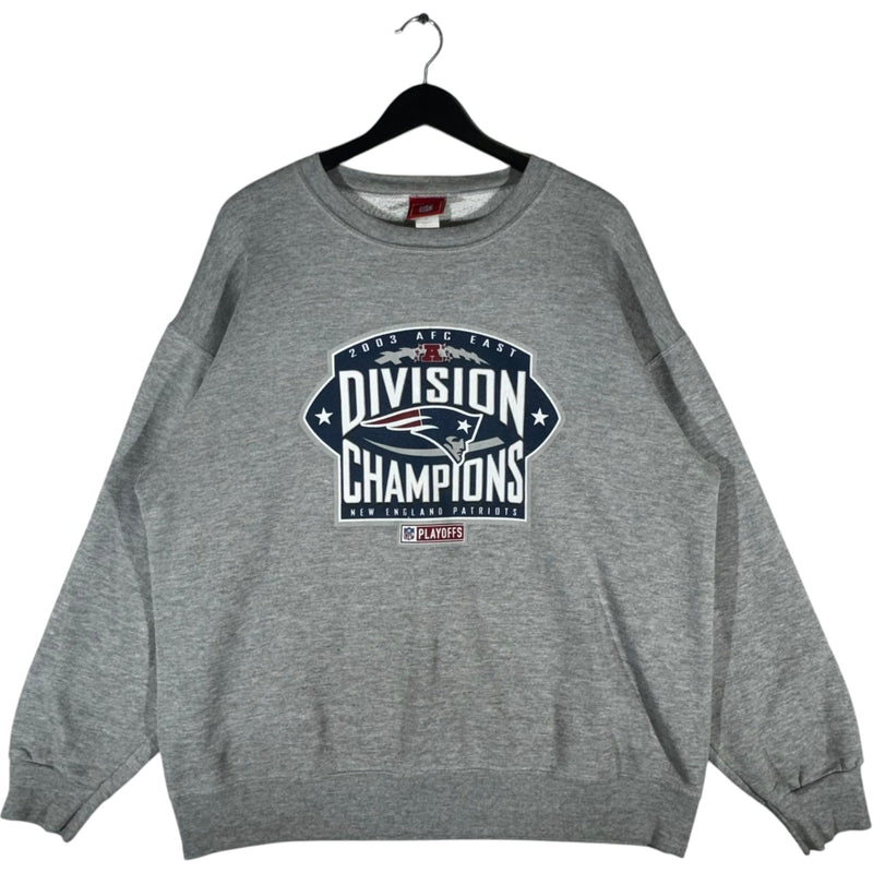 Vintage NFL New England Patriots Division Champions Crewneck