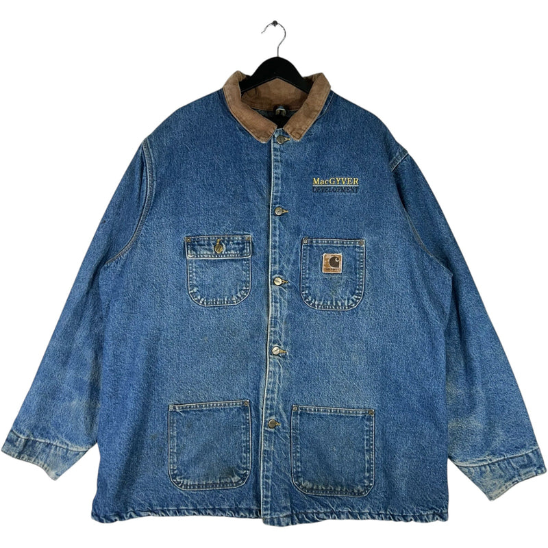 Vintage Carhartt Denim Workwear Jacket