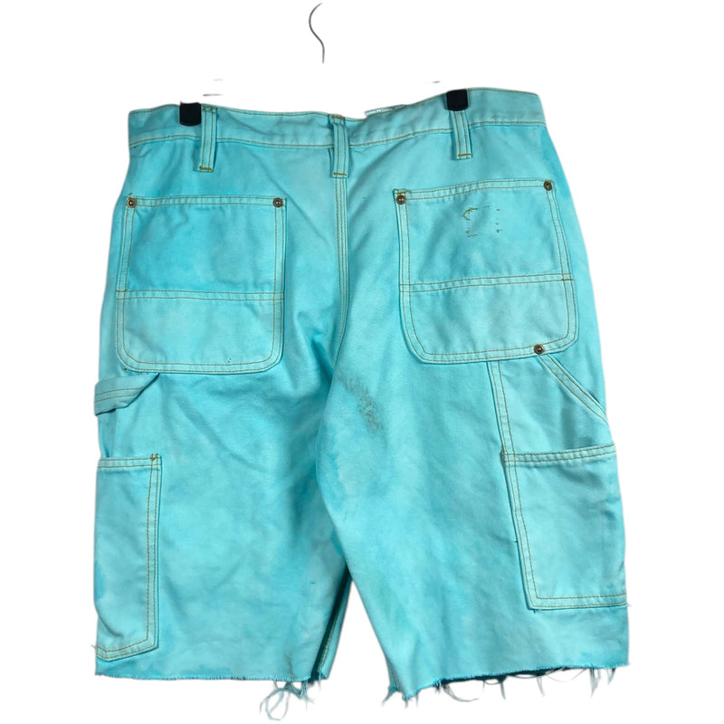 Vintage Carhartt Raw Hem Frayed Relaxed Cargo Shorts 34